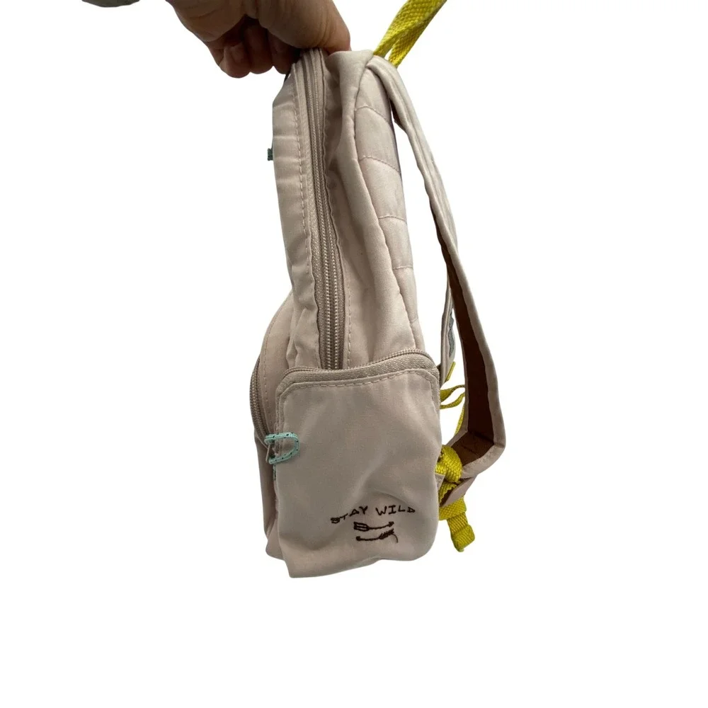 Lässig Kids Small Backpack Blush Pink Stay Wild Teepee Insulated Pocket